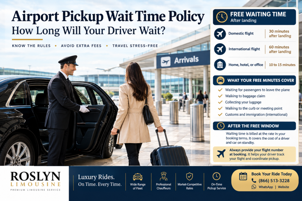 Airport Pickup Wait Time Policy