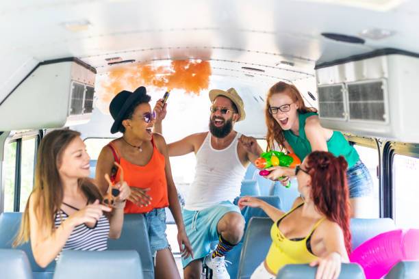 Renting a party bus